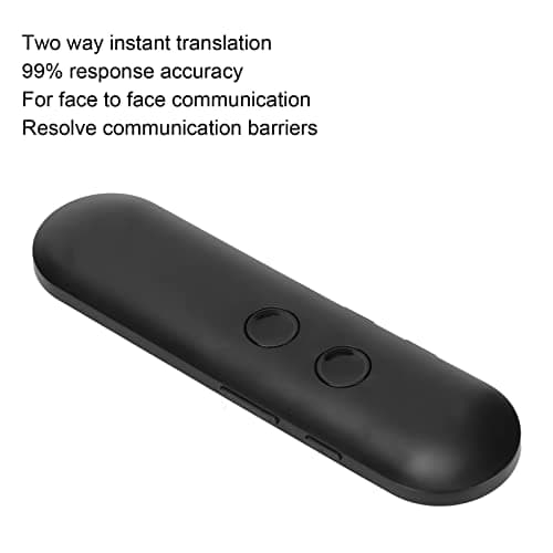 Voice Translation Device, 40 Languages Portable 2 Way Real Time Bluetooth AI Translator for Travel, Pocket Translator, Built in 800mAh Battery — view 3
