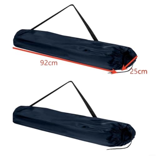 GANCEI 2pcs Outdoor Camping Chair Storage Bags with Adjustable Strap and Drawstring, Polyester Carrying Case for Folding Chairs Beach Umbrellas Fishing Rods Tents Tripods(cyan-blue) — view 3