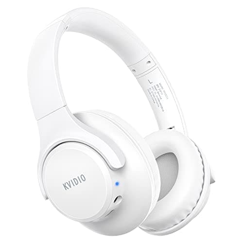 KVIDIO Bluetooth Headphones Wireless Over Ear 65h Battery Wired & Wireless