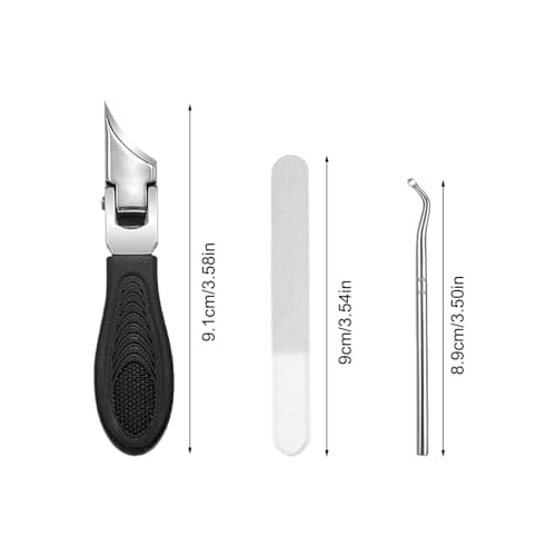 Angled Nail Clippers Slant Cutter Tool Stainless Steel — view 3