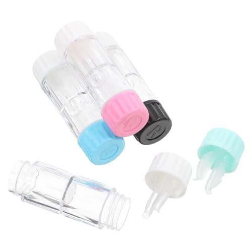 LRXIYODE Rgp Contact Lens Case 4 Pack Plastic Protective Storage Box