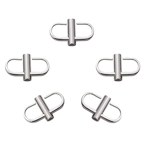 Metal Chain Strap 5pcs Adjustment Buckles Screw Fastening for DIY