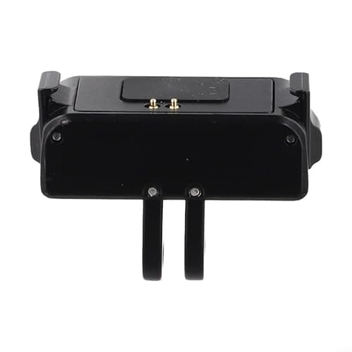 Metal Rechargeable Battery Grip for DJI For Osmo For Nano Action Camera, Magnetic Quick Release Adapter with Portable Power Solution for Travel, Compact Black Design — view 4