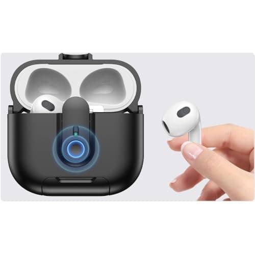2-in-1 Earphones Case for Apple AirPods (3rd Generation),White — view 5