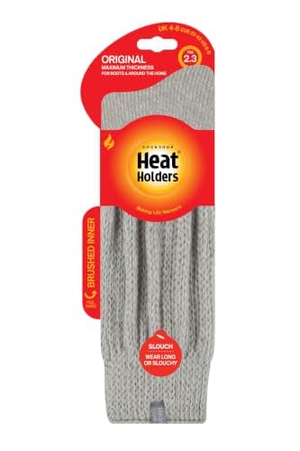 HEAT HOLDERS SOCKSHOP Women's 1 Pair Slouch Socks 2.3 TOG Silver 4-8 — view 3