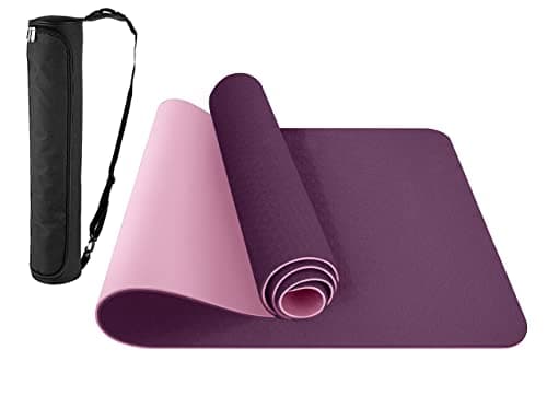 ComFy Premium Non-Slip TPE Yoga Mat – Eco-Friendly Workout Mat for Pilates, Meditation, 183cm x 61cm x 6mm