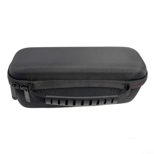 Portable Travel Speaker Case with Mesh Pocket Black — view 4