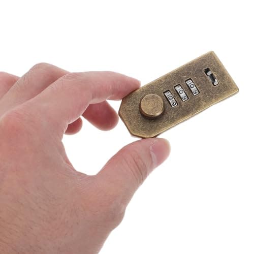 SHINEOFI Digit Keyless Combination Luggage Lock for Suitcases and Travel with Enhanced Durability and Smooth Operation Mechanism, Mini Iron Password Lock for Commuters — view 4