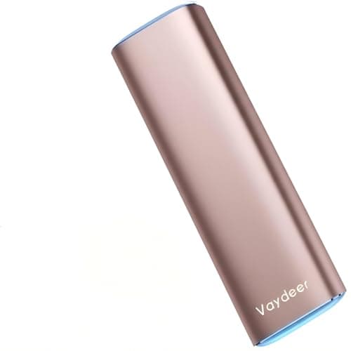 Vaydeer Metal 7 Day Pill Organiser, Once Daily, with Desiccant, Rose Gold — view 4