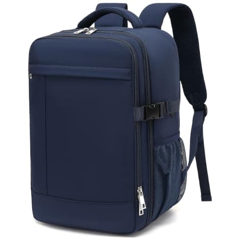 Lossga for Easyjet Cabin Bags Flight Bag with USB Charging Port, Dark Blue, 30L US, Travel