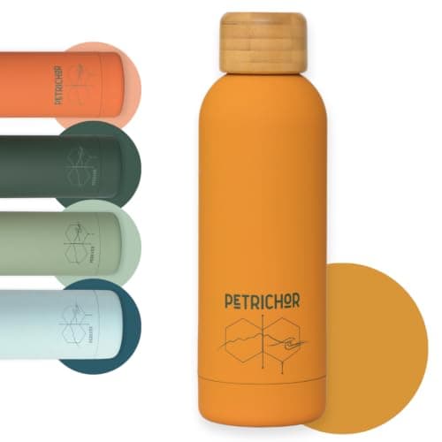 Perevor Sunset Gold 500ml Water Bottle - Insulated Stainless Steel flask
