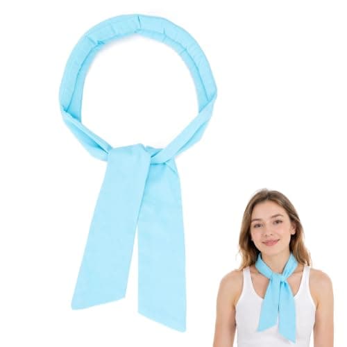 Cooling Towel for Neck, Reusable & Long Lasting Gel Cooling Neck Wrap(Blue)