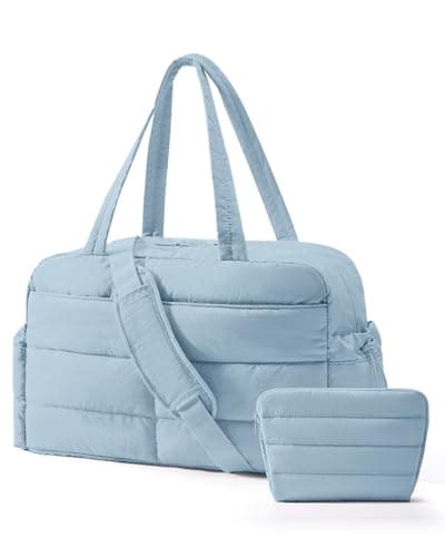 BAGSMART 31L Travel Gym Duffle & Wet Pocket, Weekend Overnight Carry on Bag