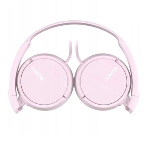 Sony MDR-ZX110 Wired Overhead Headphones, Neodymium Dynamic Drivers, Swivel Fold Design - Pink — view 2