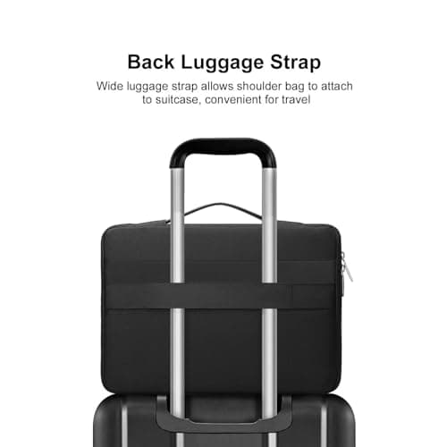 MOSISO 360 Protective Laptop Case 13.3 inch Side Open Bag, Black — view 4