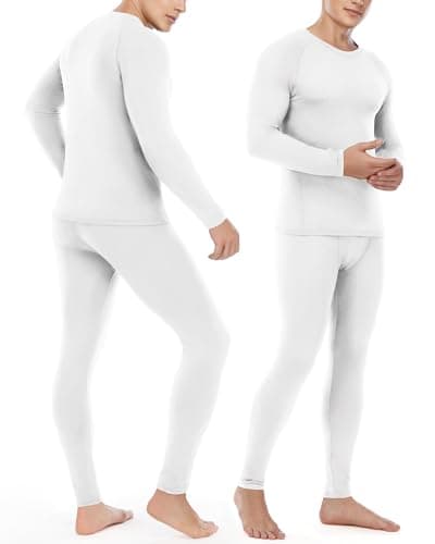 Roadbox Men's Thermal Underwear Sets - Fleece Lined Long Johns Base Layer Tops & Bottoms Quick Dry for Winer Skiing Cycling — view 2
