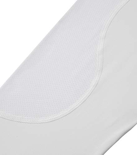 TCA Men's SuperThermal Compression Base Layer Top Long Sleeve Thermal Under Shirt - Pro White, S — view 4