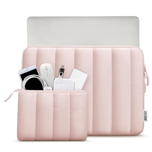 TECOOL Puffy 13 13.3 Inch Laptop Sleeve Macbook Case for Macbook Neo Air 13 — view 2