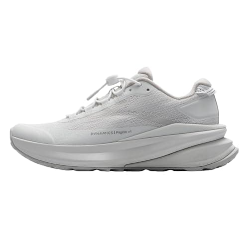 R4DICAL Carbon Plate Walking Shoes: 3-Layer Cushioning System | 2 Cushioning Foam Layers - Rocker Sole - Travel Long Walking Shoes, White Glacier, 9 UK — view 4
