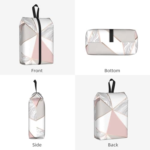 Pink Rose Gold, Travel Shoe Bags 2 Pack, Waterproof Shoe Storage Bags, Shoe Organizer for Travel and Home — view 2