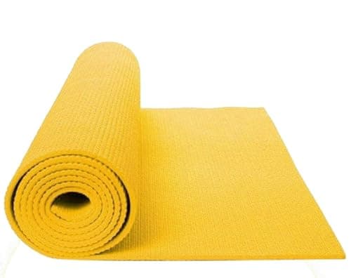 TnP Yoga Mat, Non Slip Exercise Mat, 6mm Thick Workout Mat,Best for Pilates Gymnastics Gym Meditation & Stretching, Lightweight for Men & Women (Neon Yellow, 183 * 61 * 0.6cm) — view 4
