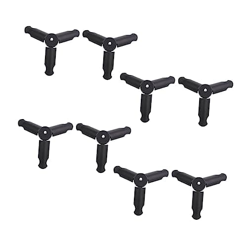 8 Pack Folding Camera Tripod Abs Black with 1/4 Inch Screw