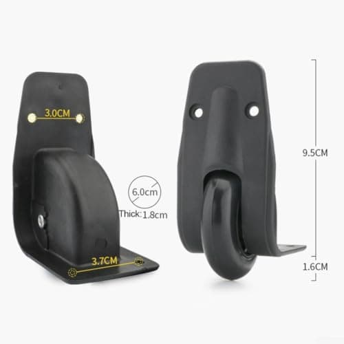 Caswynlife Luggage Suitcase Replacement Wheels(D018#) — view 2