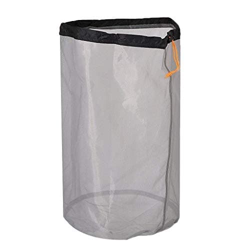 Yundxi 5pcs Ultralight Ultra Stuff Sacks Set Mesh Drawstring Storage Bags — view 5