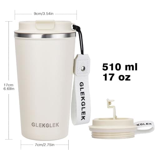GLEKGLEK Insulated Travel Mug 500ml, Hot & Cold Drinks — view 5