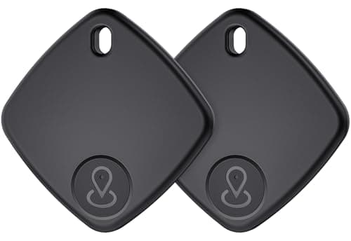 DEEBYCOO Air Tracker Tag Compatible with Apple Find My(iOS ONLY), 2 Pack