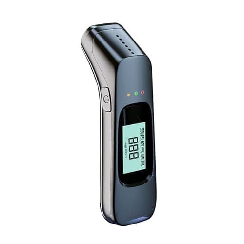 QUXVUIS Professional Breathalyzer Tester For Unisex Adults ABS With Battery With Accessory Portable Digital Spirit LCD Circular