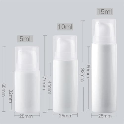 Alipis 6pcs Leak Proof Refillable Travel Toiletry Bottles Set, White Pp — view 4