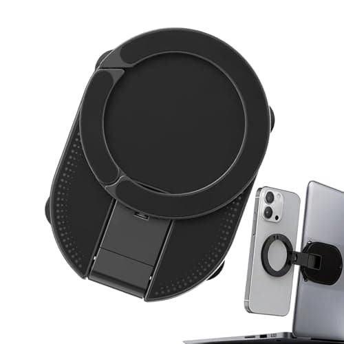 Magnetic Suction Phone Mount - 360 Degree Rotating Foldable No-Slip Phone Mount | Auto Accessories | for Auto, Taxi, Gym, Navigation, Travel, Daily Life, Camping, Business Trip, Commuting