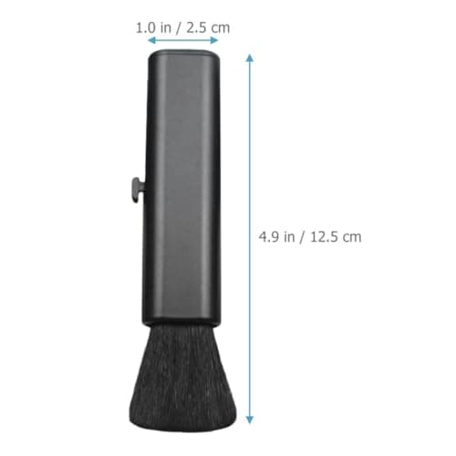 4pcs Black Wool Keyboard Brush Portable Dust Cleaning Tool — view 2
