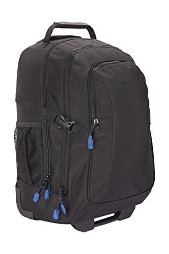Mountain Warehouse Voyager 35L Wheelie Rucksack Jet Blac ONE — view 5