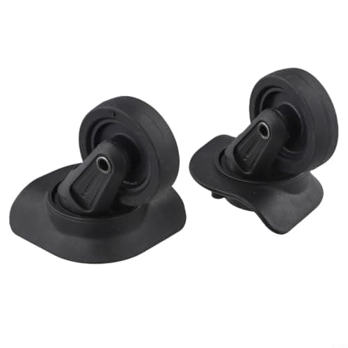 Nexbrill 1 Pair Suitcase Replacement Wheels, High-Strength Plastic Trolley Rollers with Quiet Bearing, Spare Parts for Luggage Repair, Easy Installation Kit (W135/W139/W142 Models)(W142)