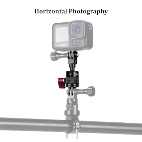 HSU 360 Degree Adjustable Adapter Ball Head GoPro Mount for Action Cameras — view 4