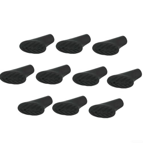 Honseadek 10 Pack Trekking Pole Rubber Tips, Walking Honseadek