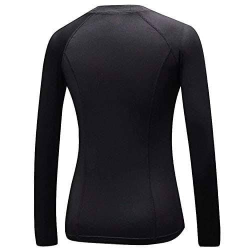 Sillictor Womens Long Sleeve Thermal Tops, Compression Sports Base Layer — view 2