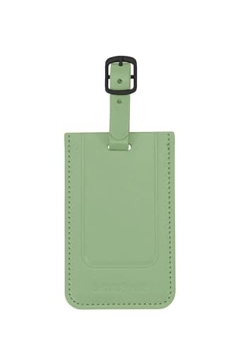 Samsonite TA Revolution - Luggage Tag Set (2 pcs), Luggage Tags for suitcases and Bags, with Adjustable Strap, Address Card, Privacy Flap, Green (Sage) — view 2