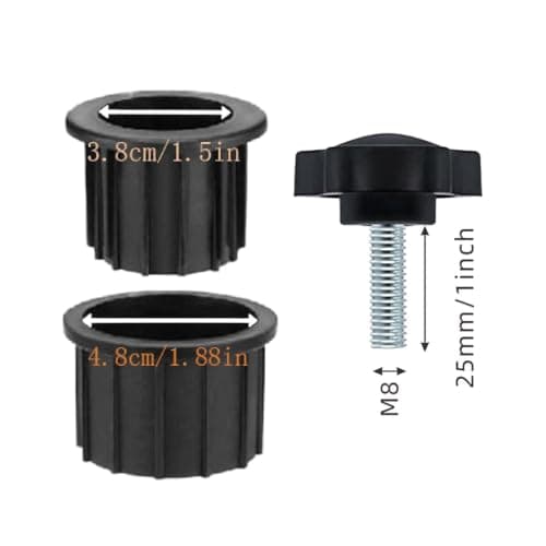 Umbrella Pole Adapter Heavy Duty Threaded Hand Knob Dustproof Adapter — view 6
