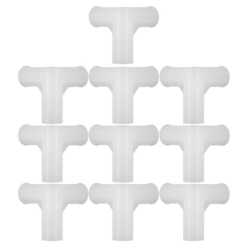 OFFSCH 10pcs Plastic Shoe Rack 3-way Joint Connector for Wardrobe and Canvas Wardrobe, Sturdy Support Furniture Hardware Accessories with Universal Compatibility for Dorms and Apartments