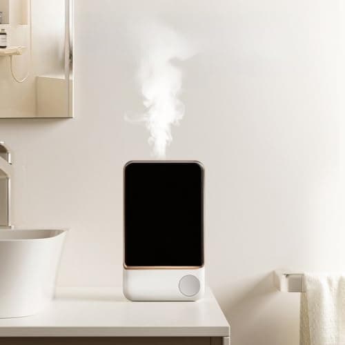 Portable Essential Oil Diffuser Smart App Controlled for battery Powered Scent Machine Adjustable Mist Modes for Bedroom Living Room Bathroom 9x5x13cm(A) — view 3