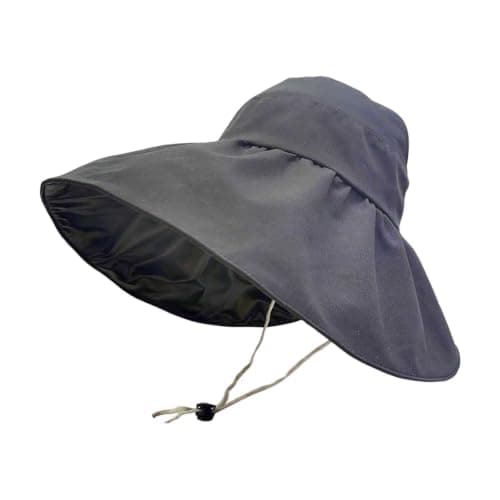 Women's Dome Sun Hat for Outdoor Holiday, Casual Style,Fabric Dome Shape | UPF Protection | Lightweight Packable | Perfect for Beach & Travel Black — view 4