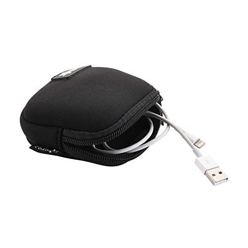 CM Pack of 2 Mini Pouch Case Bag Small Travel Storage Carrying Bag for MacBook Power Adapter Magsafe Power Adapter, Laptop Accessories Cables, Cords, USB Drives, Earphones — view 4