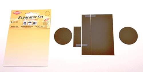 Kleiber 5-Piece Self-Adhesive Nylon Repair Patches, Brown – Instant No-Sew Mending Kit for Down Jackets, Tents, Raincoats, and Umbrellas — view 3