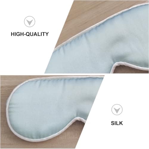 GANAZONO Silk Sleeping Eye for Infants Soft Blue Silk Eye Shade for Sleep and Jaundice — view 5