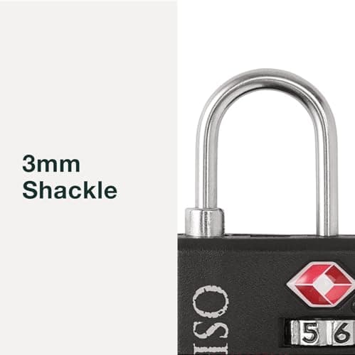 Osprey Travel Sentry, Cable Padlock, Black — view 4