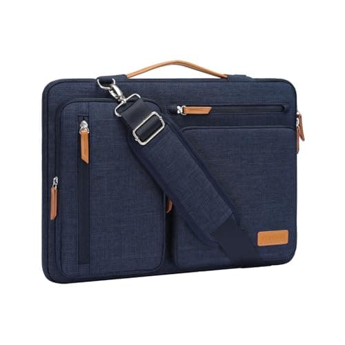 MOSISO Laptop Case 16 inch, 15.6 inch Laptop Bag Men Women, Navy Blue