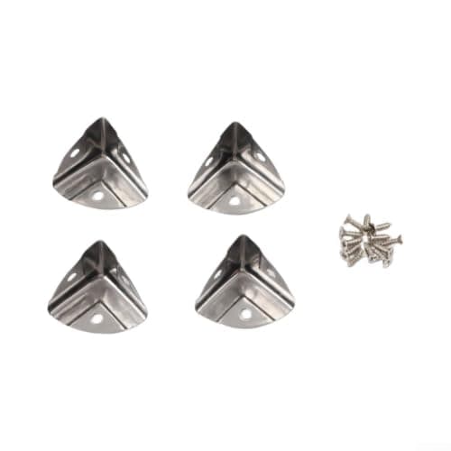 Silver Iron Box Corner 2.4cm for Suitcase Repair Kit — view 3